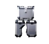 aVDB-Moto Trio Seitenkoffer + Top-Case 87L kompatibel mit BMW R1200 GS 2013-2018, R1250 GS 2019-2023 (Aluminium + Mitgeliefertes Befestigungsset)