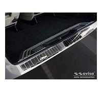 Avisa Chrom Edelstahl Heckstoßstangenschutz kompatibel mit Mercedes Vito/V-Klasse 2014-2019 & Facelift 2019- 'Ribs' 'XL'