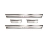 Stainless Steel Door sill protectors compatible with Toyota Aygo X 2022- 'Lines X' - 4-pieces