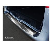 Avisa Edelstahl Heckstoßstangenschutz kompatibel mit Mercedes Vito & V-Klasse 2014-2019 & Facelift 2019- 'Ribs' (Lange Version)