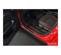 Avisa Schwarz Edelstahl Einstiegsleisten kompatibel mit Fiat 600(e) (365_) 2023- - 'Lines' - 4-teilig