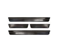 Avisa Black Stainless Steel Door sill Protectors Compatible with Nissan Qashqai III 2021- - 'Special Edition' - 4-Pieces