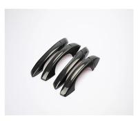 AVLIK Auto Auto Seite Türgriff Abdeckung Trim Aufkleber Zubehör Für Skoda Für Kamiq 2018 2019 2020 2021 Zubehör (Farbe : Kohlenstoff-0-Knöpfe)