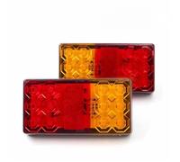 Avoltre Rücklicht 2x wasserdichtes Rücklicht Blinker hinten für Signal Nebelschlussleuchte Kennzeichenleuchte 12 V 24 Autoanhänger für LKW Boot Van Wohnmobil(Grün)