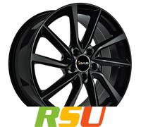 ALUFELGE AVUS AC-518 FUR FORD FOCUS RS 8X19 5X108 BLACK 8IQ