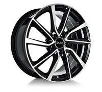 Avus, AC-518, 7,5x17 ET30 5x112 66,6, black polished