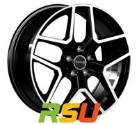 AVUS RACING AC-519 black polished 7.0Jx17 5x108 ET40