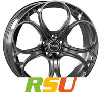 Avus Racing AC-520 anthracite 7.5x17" ET30 LK5 110 ML 65.1 Alufelgen 17 Zoll