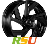 Avus Racing AC-521 black 7.5x19" ET50 LK5 112 ML 57.1 Alufelgen 19 Zoll