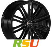 Avus Racing AC-M08 black 9.5x21" ET71 LK5 130 ML 71.6 Alufelgen 21 Zoll