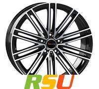 Avus Racing AC-M08 black polished 9x20" ET25 LK5 112 ML 66.6 Alufelgen 20 Zoll