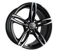 Avus Alufelge AC-MB3 7,5x17 5x120 ET37 ML72,6 Schwarz Poliert