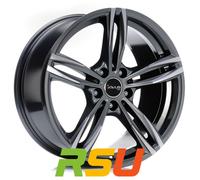 Avus Alufelge AC-MB3 8x18 ET43 5x120 72,6 Anthrazit Poliert