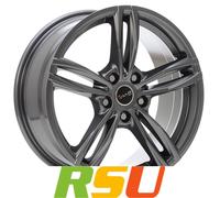 Avus Racing AF15 anthracite 8x18" ET30 LK5 112 ML 66.7 Alufelgen 18 Zoll