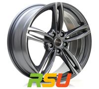 Avus Alufelge AF15 8x18 ET30 5x112 66,7 Anthracite Polished