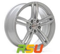 Avus Racing AF15 hyper silver 8x18" ET45 LK5 112 ML 66.7 Alufelgen 18 Zoll