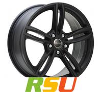 Avus Racing AF15 matt black 8x18" ET45 LK5 112 ML 66.7 Alufelgen 18 Zoll