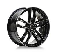 Avus Alufelge AF16 9x20 ET45 5x112 ML 66,6 schwarz poliert