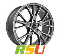 Avus Alufelge AF18 Matt Anthracite Polished 18 Zoll ET35 5x112 ML66,6