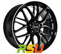 AVUS RACING AF19 black polished lip 7.5Jx17 5x112 ET42