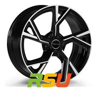 Avus Alufelge AF20 für Volkswagen Golf VIII GTI Clubsport 8x18 5x112 Black BJK