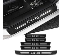 AWCYRHI Auto Einstiegsleisten Schutz, für Mazda CX-30 CX30 CX 30 2019 2020 2021 2022 2023 2024 Kohlefaser Auto Türeinstiegsschutz Aufkleber Kohlefaser Lackschutzfolie Türschweller Trittschutz