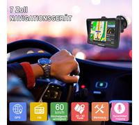 AWESAFE 7" GPS Navi Bluetooth für Auto LKW PKW Navigationsgerät +kamera+3D Karte