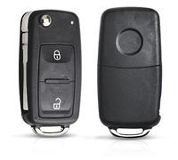 AWPARTS - Autoschlüssel-gehäuse - Funkschlüssel-Gehäuse - KFZ Fernbedienung Gehäuse Kfz-Schlüssel-Gehäuse kompatibel mit Skoda Octavia, Superb, Fabia und Volkswagen