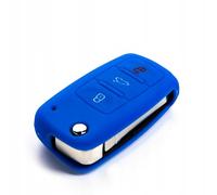 AWPARTS - Autoschlüssel Hülle - Auto Schlüssel Silikon Cover kompatibel mit Skoda Fabia Octavia Superb VW EOS Golf Polo Transporter