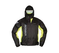 Modeka AX-Dry II Regenjacke schwarz/gelb 4XL