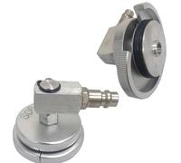 AXILYZE Adapter für Bremsflüssigkeitsbehälter mit Euro-Spitze, Aluminium-Bremsenentlüfter-Adapter, kompatibel für Toyota-Serien-Automodellen