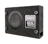 AXTON ATB120A flacher Bassreflex Aktiv Subwoofer Bass für Auto, LKW, Reisemobil