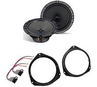 AXTON ATX165 2-Wege Koax Lautsprecher Einbauset für Fiat Punto 188 Tür vorne