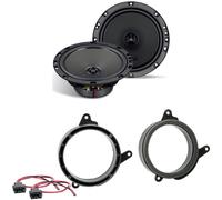 AXTON ATX165 Koax Lautsprecher Einbauset für Mercedes E Klasse W210 2 Wege vorne