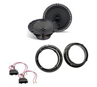 Axton ATX165 Koaxial Lautsprecher 2-Wege Einbauset für Passat 3B 3BG New Beetle