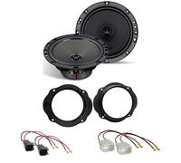 AXTON ATX165 Koaxial Lautsprecher Einbauset für Ford Fiesta MK6 Facelift vorne