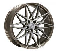 Axxion AX9 Platin Grau Hochglanzpoliert Alufelge 21 Zoll ET42 5x112 ML66,6