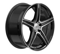 Axxion AX7 Schwarz Hochglanz Poliert Alufelge 21 Zoll ET42 5x112 ML66,6