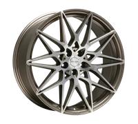 Axxion AX9 Platin Grau Hochglanzpoliert Alufelge 19 Zoll ET25 5x120 ML72,6