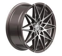 Axxion AX9 Platin Grau Hochglanzpoliert Alufelge 20 Zoll ET48 5x108 ML63,4