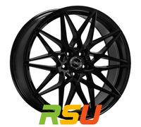 Axxion AX9 schwarz glänzend lackiert 8.5x19" ET45 LK5 114.3 ML 72.6 Alufelge...