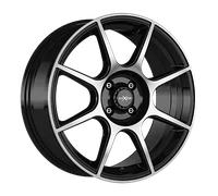 Axxion Axxion X2 schwarz hochglanzpoliert 7x17 ET25 - LK4/108 ML72.6 Alufelge schwarz