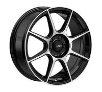Axxion Axxion X2 schwarz hochglanzpoliert 7x17 ET40 - LK5/108 ML72.6 Alufelge schwarz