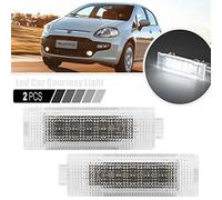 Ayikeiy 2X LED Autotür Innenbeleuchtung Türbeleuchtung Kofferraumbeleuchtung Handschuhfachbeleuchtung Kompatibel mit Fiat Doblo Punto Evo Idea 500 500X Croma Linea Stilo Panda Grande 500L Bravo