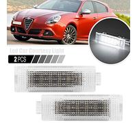 Ayikeiy 2X LED-Innenleuchten für Autotür türbeleuchtung Kofferraumbeleuchtung Innenbeleuchtung weiß kompatibel mit Alfa Romeo Giulietta Mito Brera GT Spider Giulia Stelvio 166 147 156 159 4C