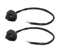 AYNEFY Motorrad-Lenkerschalter, ABS-Material, Steuert Hupe und Signale, Passend für 1-Zoll-Lenker, Geeignet für Universal-Motorräder (BLACK)