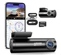 AZDOME True 4K Dual Dash Cam Autokameras Mit GPS WIFI Sprachsteuerung Nachtsicht