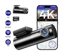AZDOME True 4K Dual Dash Cam Autokameras Mit GPS WIFI Sprachsteuerung Nachtsicht