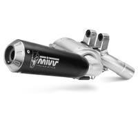Auspuff Schalldampfer Mivv X-M1 BLACK Schwarzer Stahl Bmw F 900 XR 2020 > 2023