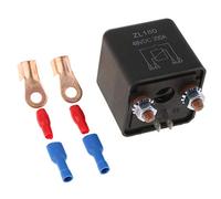 B Baosity Professionell 2-Polig KFZ Relais, 48V 200A SPDT Auto Relais mit Terminal und Kabelschuhe, für LKW, Auto, Motorrad, Boot